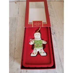 Lenox gingerbread ornament xmas cookie string‎ light
